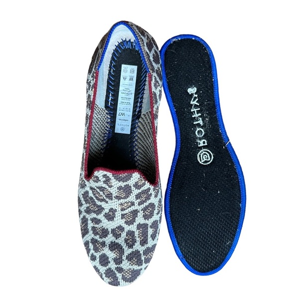 Rothy's Womens Round Toe Leopard‎ Print Loafer Size: 7 - Picture 9 of 10